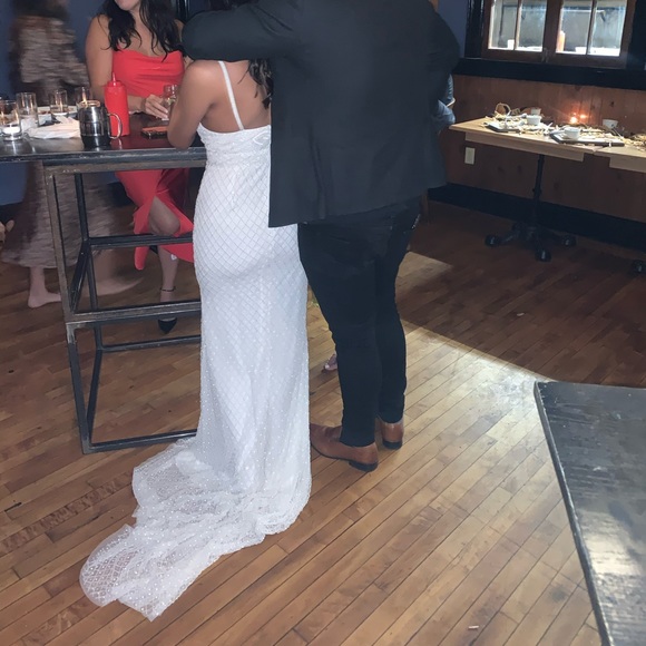 Beaded Gown w/ Train - Picture 10 of 10